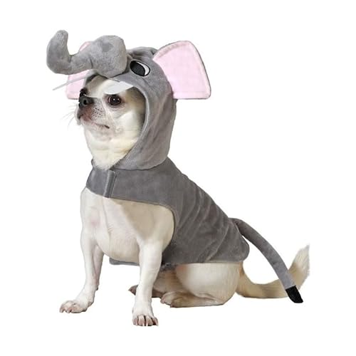 ATOSA Elefantenkostüm für Hunde, Grau, M von ATOSA