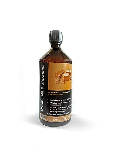 ATTRATEC No 9 Karamell Premium Lockmittel Wild Schalenwild REH Rothirsch Gams Steinbock Wildschweine Kirrung oder Salzlecken 1 Liter von ATTRATEC