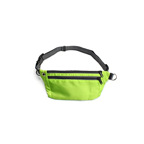 ATUMY Verstellbare Führleine Hundeleine Jogging Training Wandern Retractable Bungee Dog Waist Leash für große Hunde Zubehör(Single Green Bag) von ATUMY