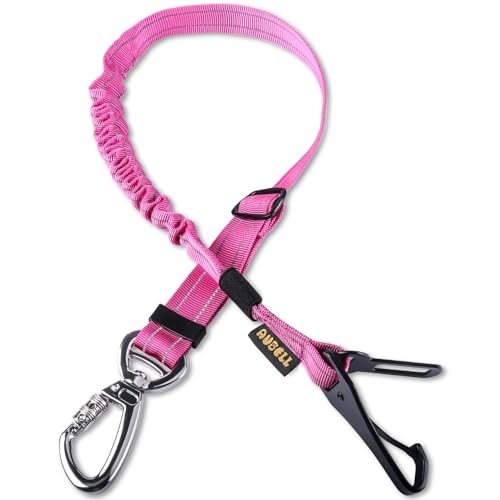 AUBELL Anschnallgurt Hund Auto,Einstellbar Haustier Auto sicherheitsgurt für Hunde, Bungee Hunde Anschnallgurt Geschirr Tether mit Clip Haken-Verschluss & Schnalle, Swivel Karabiner,Rosa AUBELL Anschnallgurt Hund Auto,Einstellbar Haustier Auto sicherheitsgurt für Hunde, Bungee Hunde Anschnallgurt Geschirr Tether mit Clip Haken-Verschluss & Schnalle, Swivel Karabiner,Rosa von AUBELL