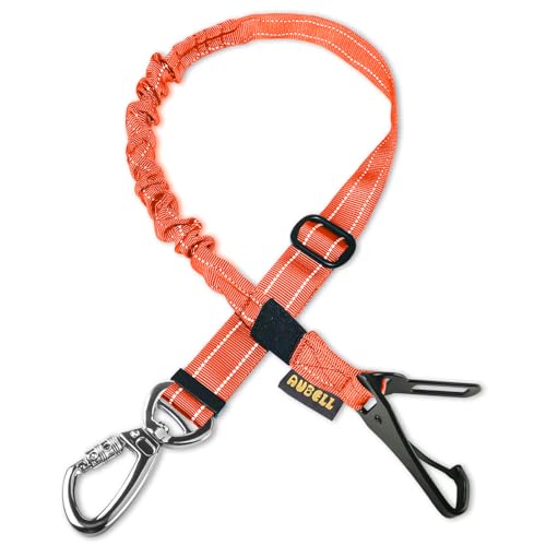 AUBELL Anschnallgurt Hund Auto,Einstellbar Haustier Auto sicherheitsgurt für Hunde, Bungee Hunde Anschnallgurt Geschirr Tether mit Clip Haken-Verschluss & Schnalle, Swivel Karabiner, Orange AUBELL Anschnallgurt Hund Auto,Einstellbar Haustier Auto sicherheitsgurt für Hunde, Bungee Hunde Anschnallgurt Geschirr Tether mit Clip Haken-Verschluss & Schnalle, Swivel Karabiner, Orange von AUBELL