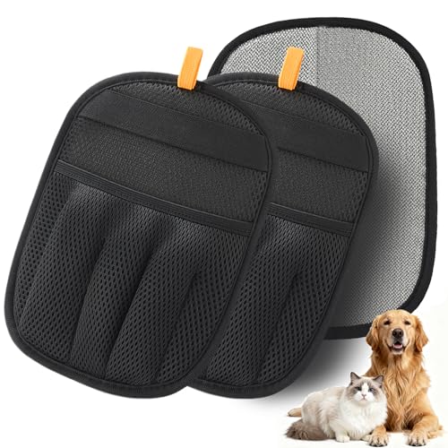 AUBELL Tierhaarentfernungshandschuh für Hunde und Katzen, wiederverwendbar, effizient, 5-Finger, elektrostatischer Tierhaarentferner, magische Bürste für Kleidung, Couch, Teppich, Autositz (2 Stück AUBELL Tierhaarentfernungshandschuh für Hunde und Katzen, wiederverwendbar, effizient, 5-Finger, elektrostatischer Tierhaarentferner, magische Bürste für Kleidung, Couch, Teppich, Autositz (2 Stück von AUBELL