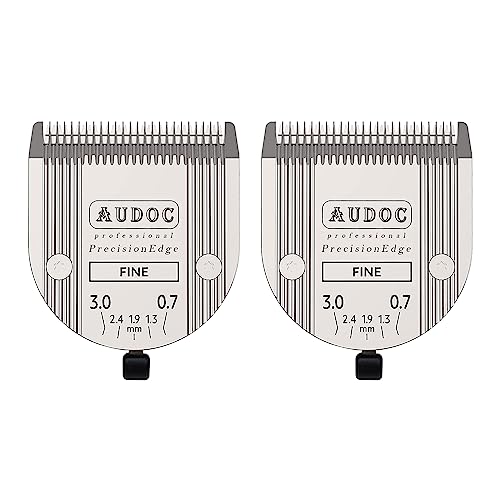 AUDOC 2-Pack Professionelle Tier-5-in-1-Klinge mit Verstellbarer Schnittlänge von 0,7–3 mm,kompatibel mit Wahl Arco,Bravura und Moser Arco 1870/1871/1872/1873/1854 von AUDOC