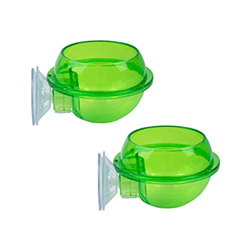 Cenyo AUEAR 2 Pack Reptile Suction Cup Feeder Chameleon Feeding Food Bowl Water Dish Gecko Ledge Supplies Accessories for Gecko Lizard Bearded Dragon Cenyo AUEAR 2 Pack Reptile Suction Cup Feeder Chameleon Feeding Food Bowl Water Dish Gecko Ledge Supplies Accessories for Gecko Lizard Bearded Dragon von AUEAR
