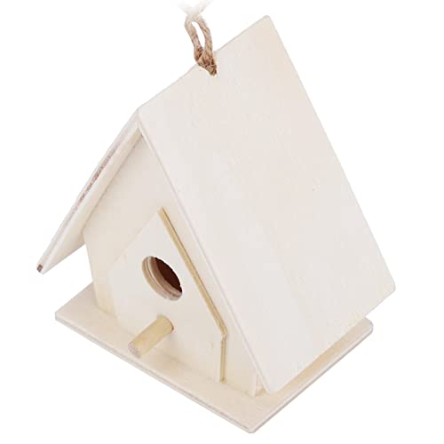 AUNMAS 4 Stück Vogelhaus, 7x4x6,5cm Platane Holz Mini hängende Vogelhaus Nester Vogelkäfig Ornament Kunsthandwerk für Gartenhofdekoration AUNMAS 4 Stück Vogelhaus, 7x4x6,5cm Platane Holz Mini hängende Vogelhaus Nester Vogelkäfig Ornament Kunsthandwerk für Gartenhofdekoration von AUNMAS