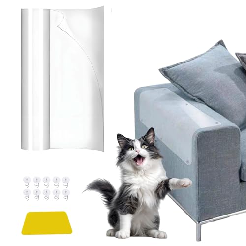 AUSYIWI Katzen Kratzschutz Folie, 30 x 300cm Selbstklebend Kratzschutzfolie Transparent, Kratzschutz für Katzen, Anti Kratz Folie für Katzenfür Möbel Couch Tür Wand Kratzabwehr AUSYIWI Katzen Kratzschutz Folie, 30 x 300cm Selbstklebend Kratzschutzfolie Transparent, Kratzschutz für Katzen, Anti Kratz Folie für Katzenfür Möbel Couch Tür Wand Kratzabwehr von AUSYIWI