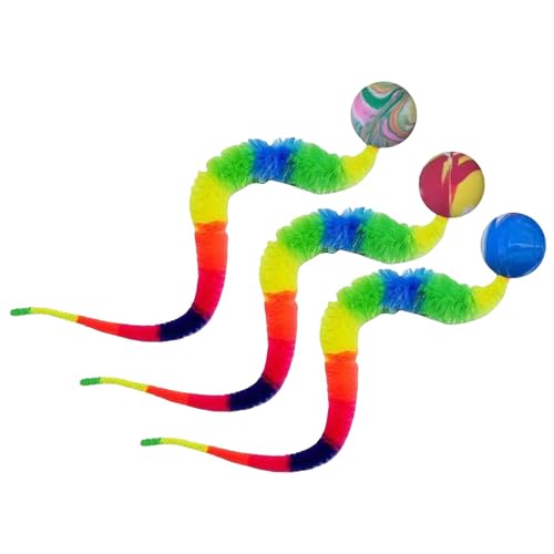 AUTOECHO Bälle für Katzen,Hüpfbälle für Katzen, Kätzchen-Hüpfball mit Schwanz, Bunte interaktive Katzenbälle, 3 Stück Katzen-Hüpfbälle mit Schwanz, Katzenjagdspielzeug, Katzenübungsspielzeugbälle AUTOECHO Bälle für Katzen,Hüpfbälle für Katzen, Kätzchen-Hüpfball mit Schwanz, Bunte interaktive Katzenbälle, 3 Stück Katzen-Hüpfbälle mit Schwanz, Katzenjagdspielzeug, Katzenübungsspielzeugbälle von AUTOECHO