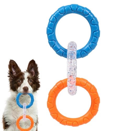 AUTOECHO Beißspielzeug für Welpen, Kauspielzeug für Welpen zum Zahnen | Interaktives Kauringspielzeug für Hunde - Kauspielzeug-Ring zur Zahnreinigung, unzerstörbares Hundespielzeug für kleine, AUTOECHO Beißspielzeug für Welpen, Kauspielzeug für Welpen zum Zahnen | Interaktives Kauringspielzeug für Hunde - Kauspielzeug-Ring zur Zahnreinigung, unzerstörbares Hundespielzeug für kleine, von AUTOECHO