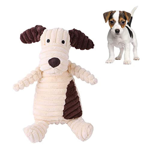 AUTOECHO Hund kauen Plüschtier,Gefüllte quietschende Hundespielzeuge | Beißspielzeug für Welpen mit Knisterpapier, Hundespielzeug für große Hunde, Aggressive Kauer, Welpen von AUTOECHO