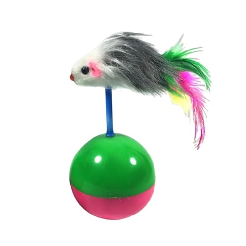 AUTOECHO Interaktiver Katzenspielzeugball,Interaktiver Katzenball,Kätzchen-Mäuse-Spielzeug, interaktiver Ball | Buntes Federmaus-Kätzchenspielzeug, interaktives Mäuse-Katzenspielzeug mit Sound für AUTOECHO Interaktiver Katzenspielzeugball,Interaktiver Katzenball,Kätzchen-Mäuse-Spielzeug, interaktiver Ball | Buntes Federmaus-Kätzchenspielzeug, interaktives Mäuse-Katzenspielzeug mit Sound für von AUTOECHO