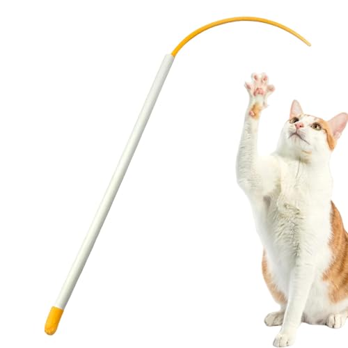 AUTOECHO Katzenstab-Spielzeug für Hauskatzen, Silikon-Katzenstab - 20-Zoll-Mäuseschwanz-Katzen-Teaser-Zauberstäbe,Katzenspielzeugstab, Katzenangel, multifunktionales Katzenspielzeug für den AUTOECHO Katzenstab-Spielzeug für Hauskatzen, Silikon-Katzenstab - 20-Zoll-Mäuseschwanz-Katzen-Teaser-Zauberstäbe,Katzenspielzeugstab, Katzenangel, multifunktionales Katzenspielzeug für den von AUTOECHO