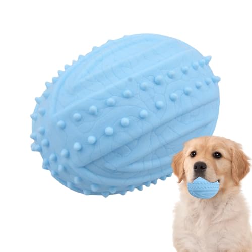 AUTOECHO Kauspielzeug für Hunde, Hundebälle für Aggressive Kauer - Schwimmender Kaufußball für Welpen,Hundespielzeug-Fußball-Kau-Fetch-Wurfball für Welpen, interaktives Kauball-Spiel für Welpen AUTOECHO Kauspielzeug für Hunde, Hundebälle für Aggressive Kauer - Schwimmender Kaufußball für Welpen,Hundespielzeug-Fußball-Kau-Fetch-Wurfball für Welpen, interaktives Kauball-Spiel für Welpen von AUTOECHO