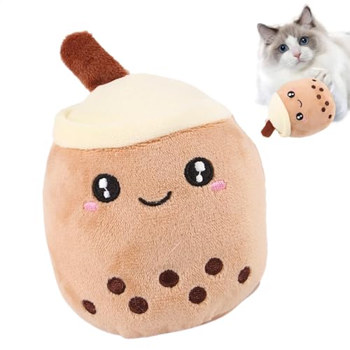 AUTOECHO Milchtee-Plüsch,Niedliche Milchtee-Plüschtiere - Plüsch-Bubble-Tee-Spielzeug,Kleines Plüsch-Bubble-Teespielzeug, Cartoon-Cartoon-Umarmungskissen für Katze, Hund AUTOECHO Milchtee-Plüsch,Niedliche Milchtee-Plüschtiere - Plüsch-Bubble-Tee-Spielzeug,Kleines Plüsch-Bubble-Teespielzeug, Cartoon-Cartoon-Umarmungskissen für Katze, Hund von AUTOECHO