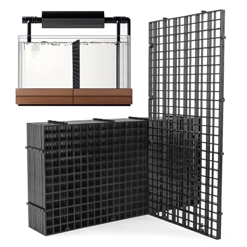 AUTUUCKEE 8 Stück Aquarium-Trennwände, Aquariumgitter, Kunststoff, Eierkisten-Aquarium-Isolierung, Tank-Trennwände für DIY-Filtration und Bodenschutz in Aquascaping, trennen Sie die Fische AUTUUCKEE 8 Stück Aquarium-Trennwände, Aquariumgitter, Kunststoff, Eierkisten-Aquarium-Isolierung, Tank-Trennwände für DIY-Filtration und Bodenschutz in Aquascaping, trennen Sie die Fische von AUTUUCKEE