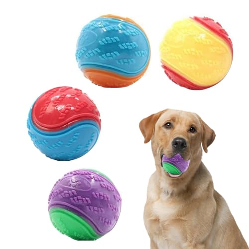 AUTUUCKEE Quietschende Hundebälle, Hundespielzeug, Zahnreinigung, Hundebälle, Kauspielzeug, langlebiges Hundespielzeug, interaktiver Hundeball zur Linderung von Angstzuständen, Langeweile, Training, AUTUUCKEE Quietschende Hundebälle, Hundespielzeug, Zahnreinigung, Hundebälle, Kauspielzeug, langlebiges Hundespielzeug, interaktiver Hundeball zur Linderung von Angstzuständen, Langeweile, Training, von AUTUUCKEE