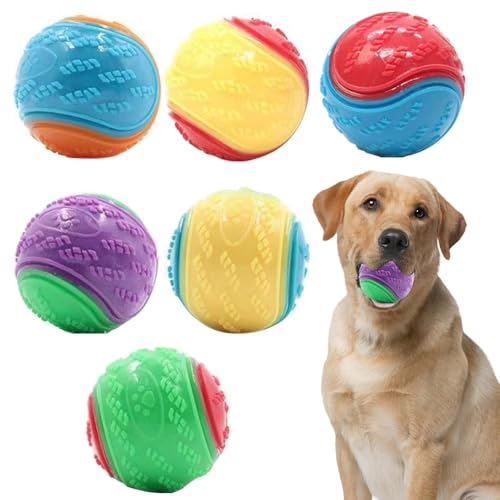 AUTUUCKEE Quietschende Hundebälle, Hundespielzeug, Zahnreinigung, Hundebälle, Kauspielzeug, langlebiges Hundespielzeug, interaktiver Hundeball zur Linderung von Angstzuständen, Langeweile, Training, AUTUUCKEE Quietschende Hundebälle, Hundespielzeug, Zahnreinigung, Hundebälle, Kauspielzeug, langlebiges Hundespielzeug, interaktiver Hundeball zur Linderung von Angstzuständen, Langeweile, Training, von AUTUUCKEE