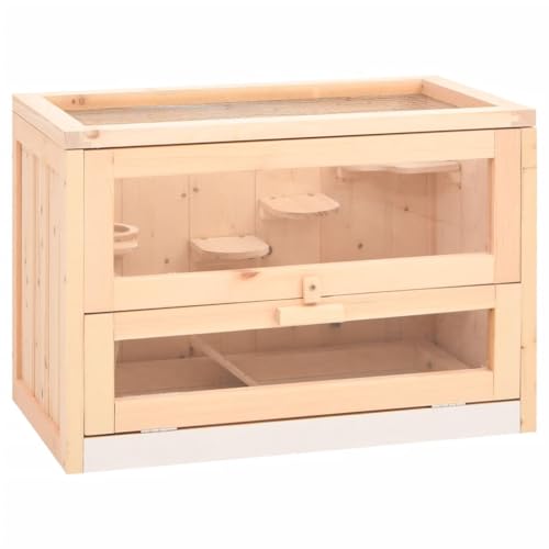 AUVYI Hamsterkäfig 60x35,5x42 cm Hamsterkäfig Holz Rennmaus Käfig Kleintierkäfig Holz Meerschweinchen Käfig Holz Zwerghamster Zubehör Massives Tannenholz, Acryl, PVC, Sperrholz AUVYI Hamsterkäfig 60x35,5x42 cm Hamsterkäfig Holz Rennmaus Käfig Kleintierkäfig Holz Meerschweinchen Käfig Holz Zwerghamster Zubehör Massives Tannenholz, Acryl, PVC, Sperrholz von AUVYI