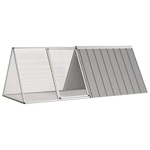 AUVYI Kaninchenkäfig Grau 201,5x80,5x71 cm Hühgner Gehege für Draußen Hühnerkäfig Metall Huhnerstall Voliere Kleintierstall Kleintierstall Draußen Kleintierkäfig HüHnerkäfig aus Verzinkter Stahl AUVYI Kaninchenkäfig Grau 201,5x80,5x71 cm Hühgner Gehege für Draußen Hühnerkäfig Metall Huhnerstall Voliere Kleintierstall Kleintierstall Draußen Kleintierkäfig HüHnerkäfig aus Verzinkter Stahl von AUVYI