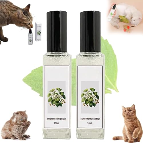 AUWIRUG Herbal Cat Joy, Herbal Cat Joy Spray, Celery Pets Herbal Cat Joy, Kitty Joy Spray, Catnip Spray, Celery Pets Catnip Spray, Cat Calming Spray (2PCS) von AUWIRUG