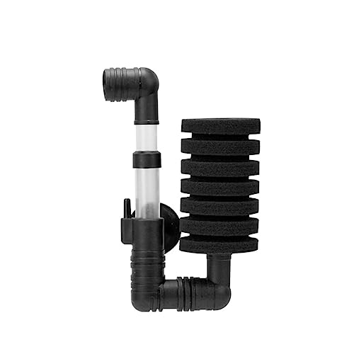 AUklOPVZZ ABS Aquariumfilter, versiegelt, auslaufsicher, drehbar, waschbar, wiederverwendbar, pneumatisch modifizierter Schwammfilter, Typ 2 AUklOPVZZ ABS Aquariumfilter, versiegelt, auslaufsicher, drehbar, waschbar, wiederverwendbar, pneumatisch modifizierter Schwammfilter, Typ 2 von AUklOPVZZ
