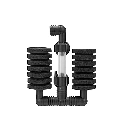 AUklOPVZZ ABS Aquariumfilter, versiegelt, auslaufsicher, drehbar, waschbar, wiederverwendbar, pneumatisch modifizierter Schwammfilter, Typ 3 AUklOPVZZ ABS Aquariumfilter, versiegelt, auslaufsicher, drehbar, waschbar, wiederverwendbar, pneumatisch modifizierter Schwammfilter, Typ 3 von AUklOPVZZ