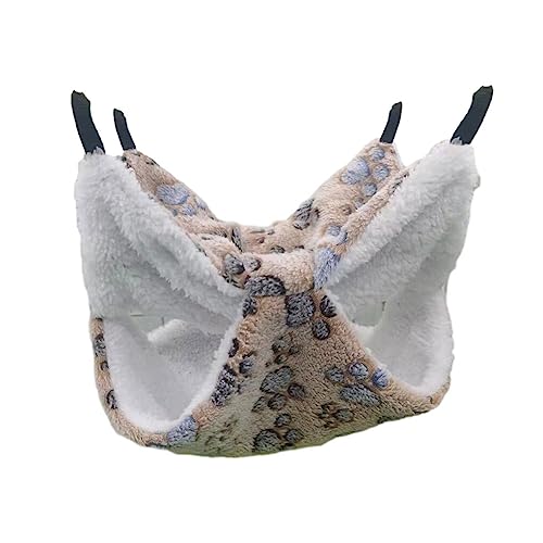 AUklOPVZZ Hamster Ratten Papageien Versteck – praktisch zum Spielen und Schlafen für Hamster, Ratten, Papageien, Meerschweinchen, Spiel Schlaftuch, Kaffeefarbene Füße, 20 * 20 AUklOPVZZ Hamster Ratten Papageien Versteck – praktisch zum Spielen und Schlafen für Hamster, Ratten, Papageien, Meerschweinchen, Spiel Schlaftuch, Kaffeefarbene Füße, 20 * 20 von AUklOPVZZ