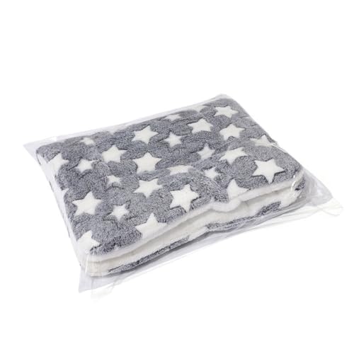 AUklOPVZZ Haustier Schlafmatte, bequem und weich, für Haustiere, zum Wohlfühlen, aus Wolle, für den Winter, warme Haustierdecke, Katzendecken, Blauer weißer Stern 1 AUklOPVZZ Haustier Schlafmatte, bequem und weich, für Haustiere, zum Wohlfühlen, aus Wolle, für den Winter, warme Haustierdecke, Katzendecken, Blauer weißer Stern 1 von AUklOPVZZ