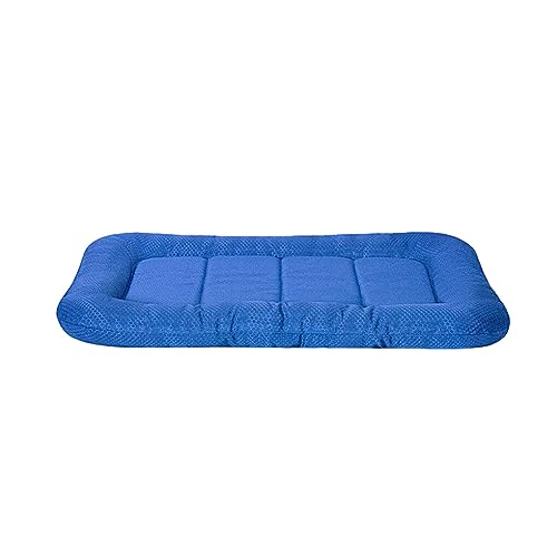 AUklOPVZZ Haustiermatte, wasserdicht und feuchtigkeitsbeständig, präzisionsgewebter, kratzfester Stoff, Kratzfeste Hundematte, Oxford Stoffmatte, Blau, M 90 * 60cm von AUklOPVZZ