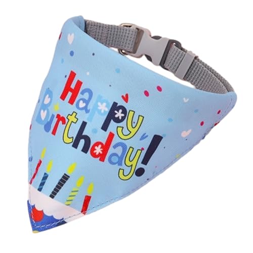 AUklOPVZZ Hund Geburtstag Party Hut bequem und stilvoll für Welpen Katze Hund Geburtstag Haustier Zubehör Haustier Geburtstag Kostüm Dekoration, Blau, Typ1, 12 Zoll von AUklOPVZZ