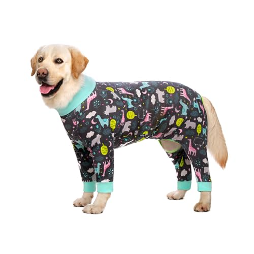 AUklOPVZZ Hunde Pyjama Overall, mehrere Größen erhältlich, leicht zu reinigen, Haustier Pyjama Overall, Baumwoll Hunde Overall, Zwei"und"dreißig von AUklOPVZZ