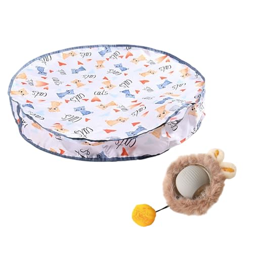 AUklOPVZZ Interaktives 2 in 1 Katzenspielzeug für verspielte Kätzchen, bietet Aber auch einen bequemen Ruheplatz für Haustiere und Katzenzubehör, Typ+3【EIN Ball】 AUklOPVZZ Interaktives 2 in 1 Katzenspielzeug für verspielte Kätzchen, bietet Aber auch einen bequemen Ruheplatz für Haustiere und Katzenzubehör, Typ+3【EIN Ball】 von AUklOPVZZ