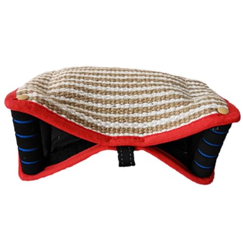AUklOPVZZ Reißfeste Trainingshülle, langlebige Jute Hunde Beißhülle, Traktor Hundetraining, Hunde Trainings Beißhülle, Leinen, roter Rand AUklOPVZZ Reißfeste Trainingshülle, langlebige Jute Hunde Beißhülle, Traktor Hundetraining, Hunde Trainings Beißhülle, Leinen, roter Rand von AUklOPVZZ