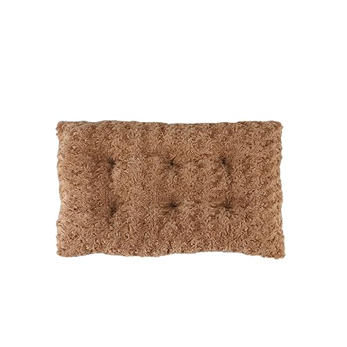 AUklOPVZZ Rosa Plüsch Katzenhütte – gemütliches und stilvolles Haustierbett für geliebte Katzen. Ananas Plüsch Hundehütte, rutschfeste Haustierhütte, Khaki, M: 65 * 45 cm von AUklOPVZZ