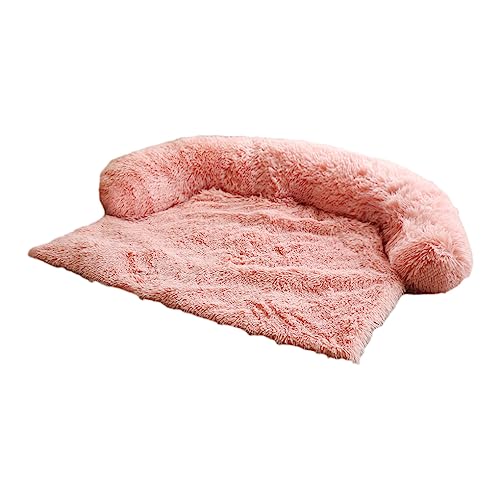 AUklOPVZZ Sicherer und ungiftiger Zwinger, der eine gesunde und hygienische Umgebung für das Hundebettsofa und das Hundekissensofa bietet, Rosa, L von AUklOPVZZ