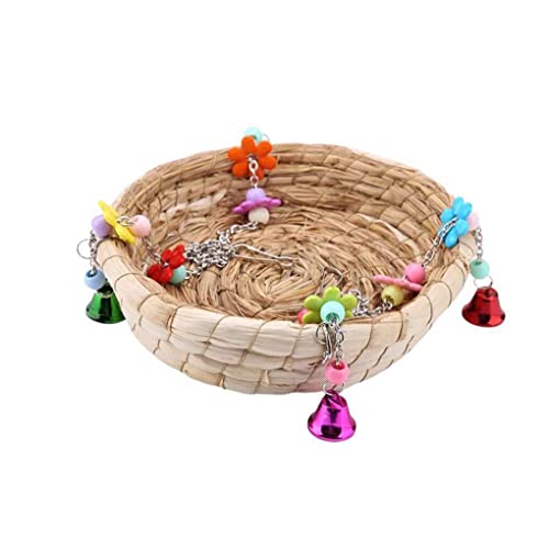 AUklOPVZZ Tragbare Papagei Schaukel Schöne Vogel Hängematten Vögel Barsch Hängen Kauen Spielen Spielzeug Hängenden Korb Outdoor Garten AUklOPVZZ Tragbare Papagei Schaukel Schöne Vogel Hängematten Vögel Barsch Hängen Kauen Spielen Spielzeug Hängenden Korb Outdoor Garten von AUklOPVZZ