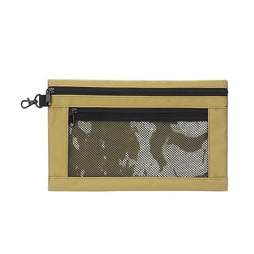 AUklOPVZZ Tragbare Werkzeugtasche mit wasserdichter Hardware Tasche, Hardware Tasche, Stoff Werkzeugtasche mit Reißverschluss, Hardware Werkzeugtasche, Khaki, 30.5 * 19.5 cm AUklOPVZZ Tragbare Werkzeugtasche mit wasserdichter Hardware Tasche, Hardware Tasche, Stoff Werkzeugtasche mit Reißverschluss, Hardware Werkzeugtasche, Khaki, 30.5 * 19.5 cm von AUklOPVZZ