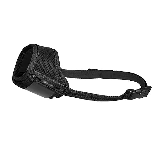 AUklOPVZZ Verstellbare Anti Biss Maske mit Klettverschluss – Anti Bell Maulkorbabdeckungen aus Mesh und atmungsaktivem Nylon. Anti Biss Masken, Schwarz, XL AUklOPVZZ Verstellbare Anti Biss Maske mit Klettverschluss – Anti Bell Maulkorbabdeckungen aus Mesh und atmungsaktivem Nylon. Anti Biss Masken, Schwarz, XL von AUklOPVZZ