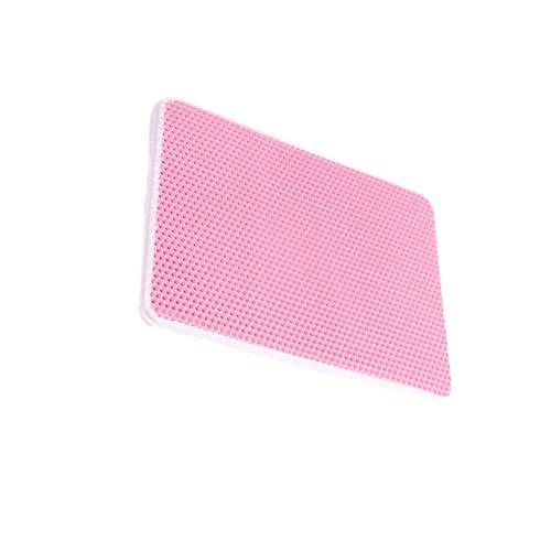 AUklOPVZZ Weiches und praktisches Katzenzubehör, sicher und ungiftig, leicht zu reinigende Katzentoilette, ABS Katzentoilette, niedlich, praktisch, Rosa, 30 * 30cm von AUklOPVZZ