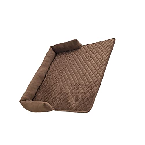 AUklOPVZZ Winter Haustier Plüsch Matte Schlafzimmer Sofa Couch Boden Pad Große Tier Schlafen Warme Bett Abnehmbare Waschbar Haustiere Liefert, Kaffee, 90x120cm von AUklOPVZZ