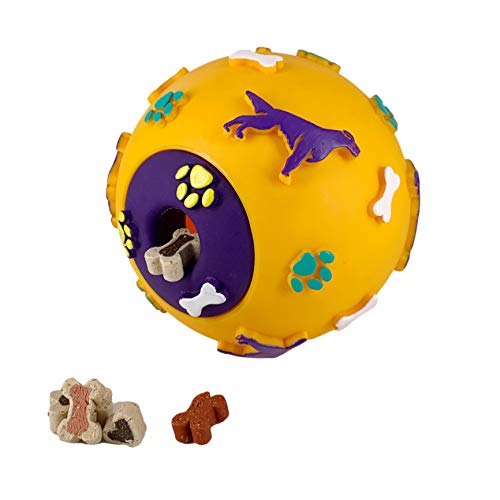 AVANZONA Hundespielzeug Futterball Hund. Futterspender. SnackBall für Mittlere und Große Hunde. Hundeball Naturkautschuk. 11cm, Zufallsfarben. AVANZONA Hundespielzeug Futterball Hund. Futterspender. SnackBall für Mittlere und Große Hunde. Hundeball Naturkautschuk. 11cm, Zufallsfarben. von AVANZONA