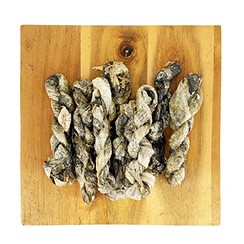Hund Leckerli Getreidefrei. Hundesnack Fisch. Getrockneter Kabeljauhaut. Omega -3. Kauartikel Natur für Kleine Mittleregroße Grosse Hunde. Swirl. 120 G Hund Leckerli Getreidefrei. Hundesnack Fisch. Getrockneter Kabeljauhaut. Omega -3. Kauartikel Natur für Kleine Mittleregroße Grosse Hunde. Swirl. 120 G von AVANZONA