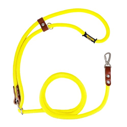 Hundeleine, Freihändig, Verstellbar, für Kleine, Mittlere und Große Hunde. Gelb & Cognac. Hundeleine, Freihändig, Verstellbar, für Kleine, Mittlere und Große Hunde. Gelb & Cognac. von AVANZONA