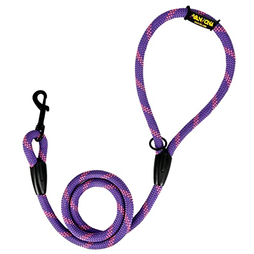 Klassische Trainingsleine für Hunde, Nylonseil, für kleine, mittlere und große Hunde. 120CM. Violett mit Rosa Klassische Trainingsleine für Hunde, Nylonseil, für kleine, mittlere und große Hunde. 120CM. Violett mit Rosa von AVANZONA