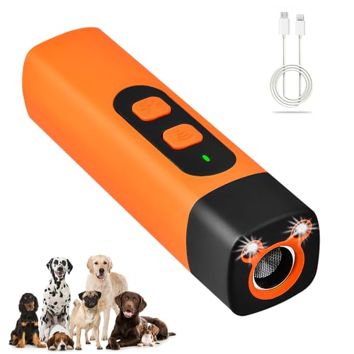 Bark Shield Anti-Bell-Gerät für Hunde, 7,6 m, mit LED-Taschenlampe, 2-in-1-USB-Stopp-Hunde-Bellgerät, Ultraschall, Hunde-Bellgerät für kleine, mittelgroße und große Hunde Bark Shield Anti-Bell-Gerät für Hunde, 7,6 m, mit LED-Taschenlampe, 2-in-1-USB-Stopp-Hunde-Bellgerät, Ultraschall, Hunde-Bellgerät für kleine, mittelgroße und große Hunde von AVCXEC