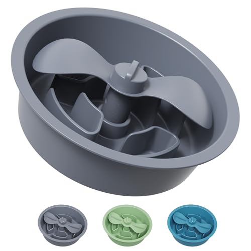 AVERYDAY Slow Feeder Hundenäpfe für mittelgroße Rassen, 1,5 Tassen, Verlobungs-Futter-Puzzle-Schüssel mit drehbarem Slow Feeder-Einsatz, rutschfeste Unterseite, passend für erhöhten Ständer, hartes AVERYDAY Slow Feeder Hundenäpfe für mittelgroße Rassen, 1,5 Tassen, Verlobungs-Futter-Puzzle-Schüssel mit drehbarem Slow Feeder-Einsatz, rutschfeste Unterseite, passend für erhöhten Ständer, hartes von AVERYDAY