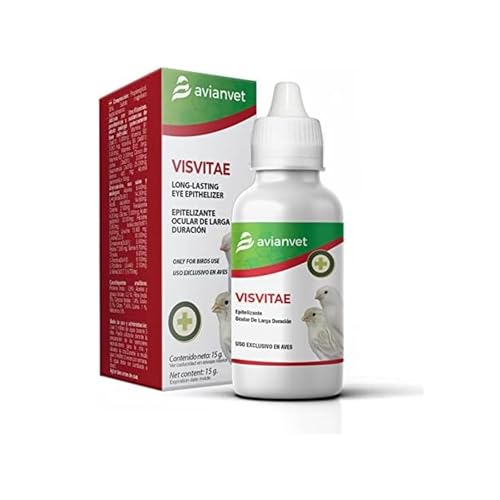 AVIANVET Visvitae Augentropfen gegen Vogelverletzungen, hält die Augen hydratisiert, befeuchtet und schützt die Hornhaut, 15 g AVIANVET Visvitae Augentropfen gegen Vogelverletzungen, hält die Augen hydratisiert, befeuchtet und schützt die Hornhaut, 15 g von AVIANVET