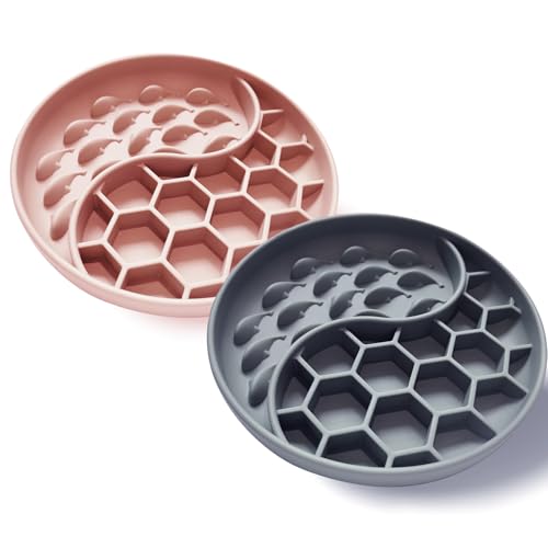 Futternäpfe für langsames Fressen, lustige Hundenäpfe mit Saugnäpfen, Anti-Erstickung, rutschfestes Design, reduziert Langeweile, Angst, übermäßiges Essen, ideal für mittelgroße bis kleine Hunde und Futternäpfe für langsames Fressen, lustige Hundenäpfe mit Saugnäpfen, Anti-Erstickung, rutschfestes Design, reduziert Langeweile, Angst, übermäßiges Essen, ideal für mittelgroße bis kleine Hunde und von AVYDIIF