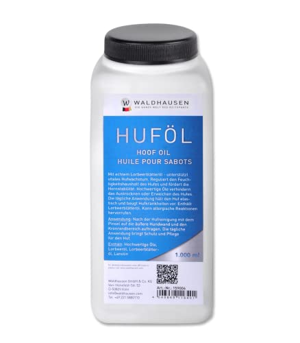 AWA WALDHAUSEN Huföl mit Lorbeeröl, 1 l, grün AWA WALDHAUSEN Huföl mit Lorbeeröl, 1 l, grün von WALDHAUSEN