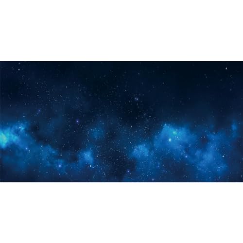 AWERT Hintergrund für Galaxie-Aquarium, 76,2 x 30,5 cm, Wolke, Sterne und blaues kosmisches Universum, Hintergrund für Aquarien, Mystery-Weltraum-Terrarium-Hintergrund von AWERT