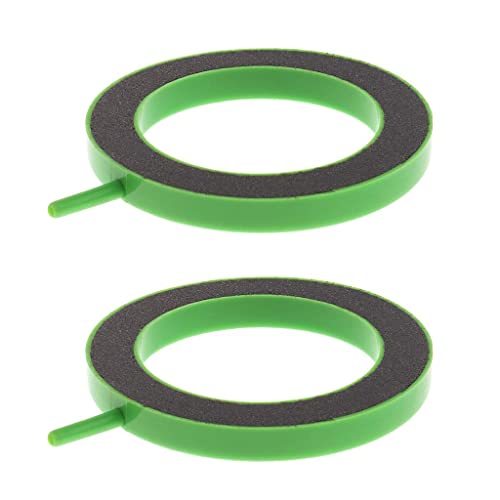 ＡＷＨＡＯ 2 Stück Disc Blasendiffusor Sauerstoffplatte Kunststoffgehäusestein, Grün von ＡＷＨＡＯ